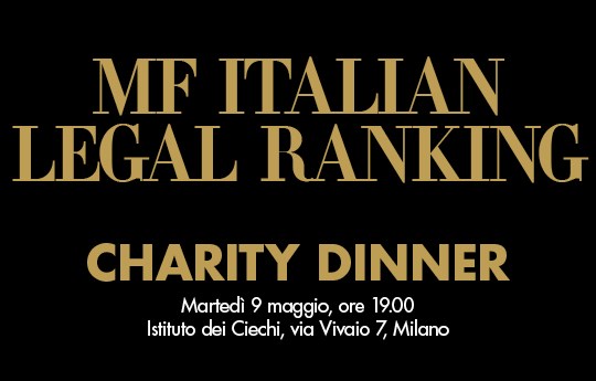 MF ITALIAN LEGAL RANKING - Charity Dinner 2023