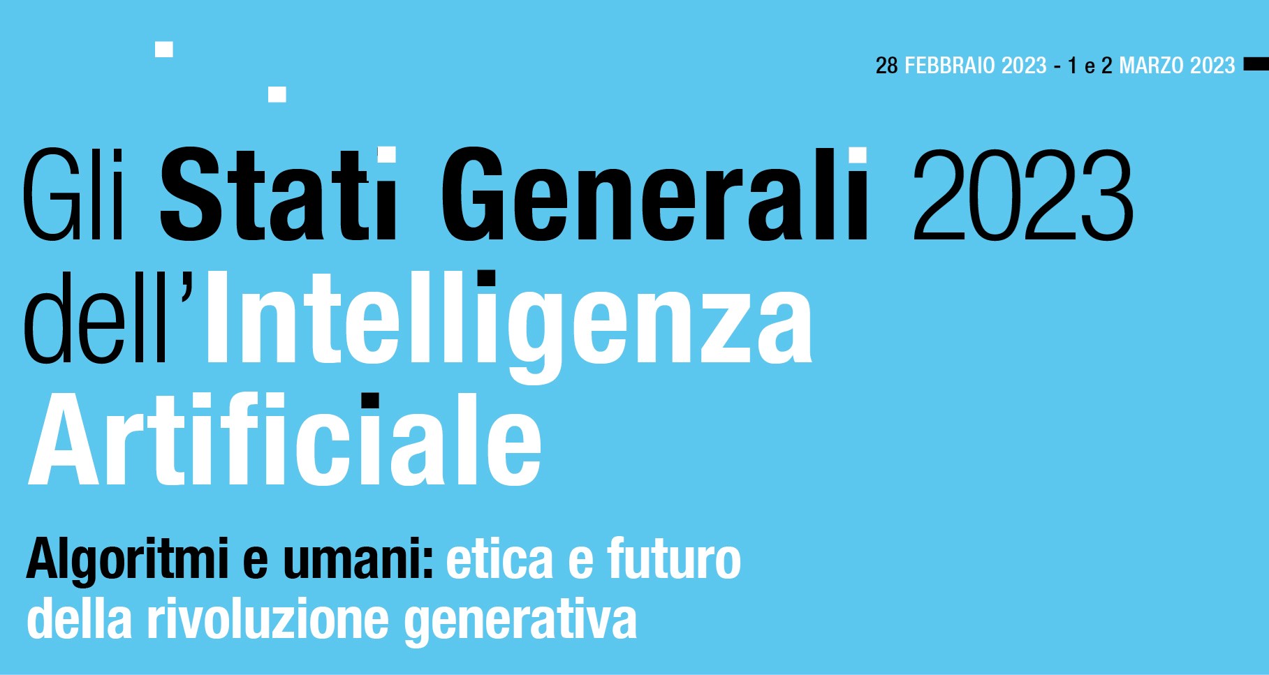 Gli Stati Generali dell'Intelligenza Artificiale 2023